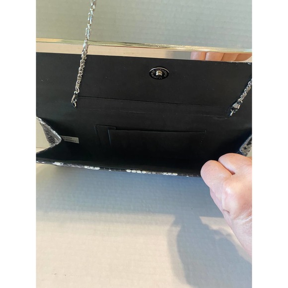 Faux Snake Skin Clutch/Shoulder Bag - Picture 4 of 4